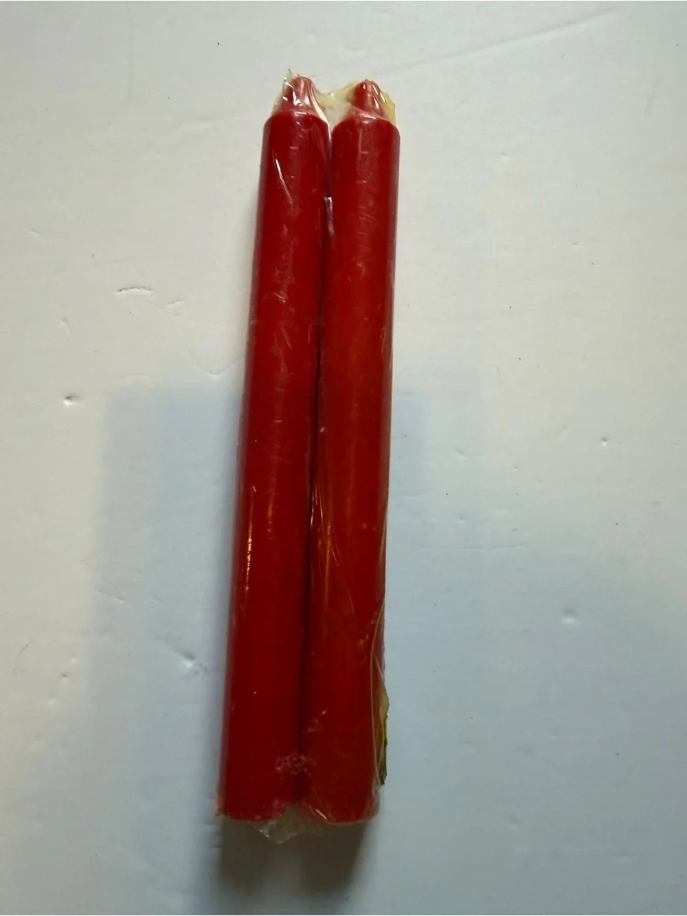 Cinnamon Scented Red Taper Candles - Pack of 2 Christmas Decor